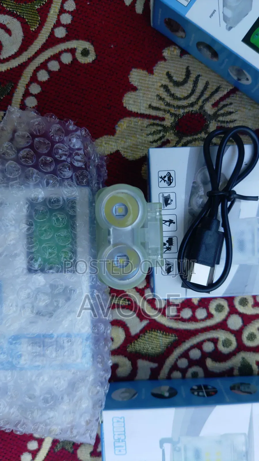 Smart Rechargeable Keychain Torch Cob Flashlight