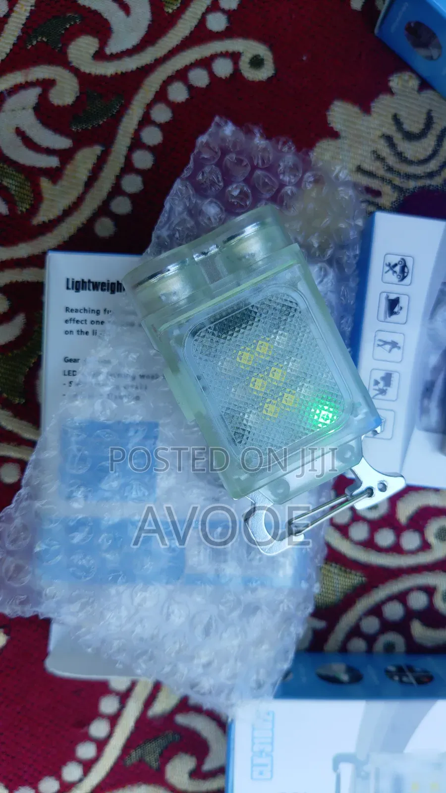 Smart Rechargeable Keychain Torch Cob Flashlight