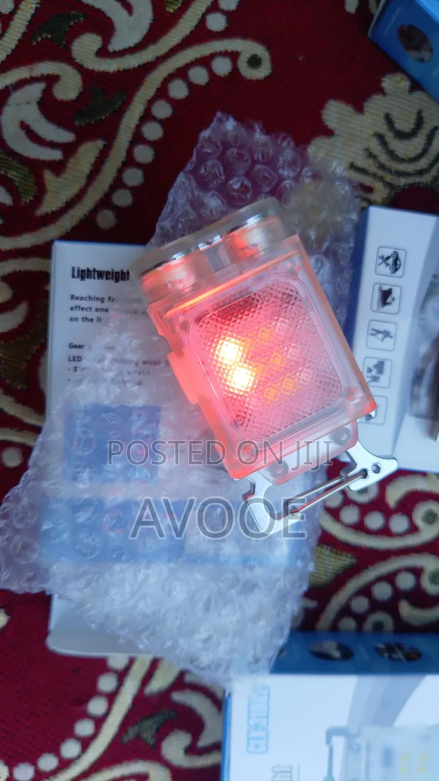 Smart Rechargeable Keychain Torch Cob Flashlight