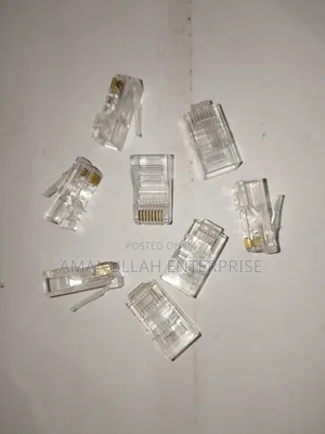 Rj45 Connectors for Terminate the Ends of Ethernet Network Cables.