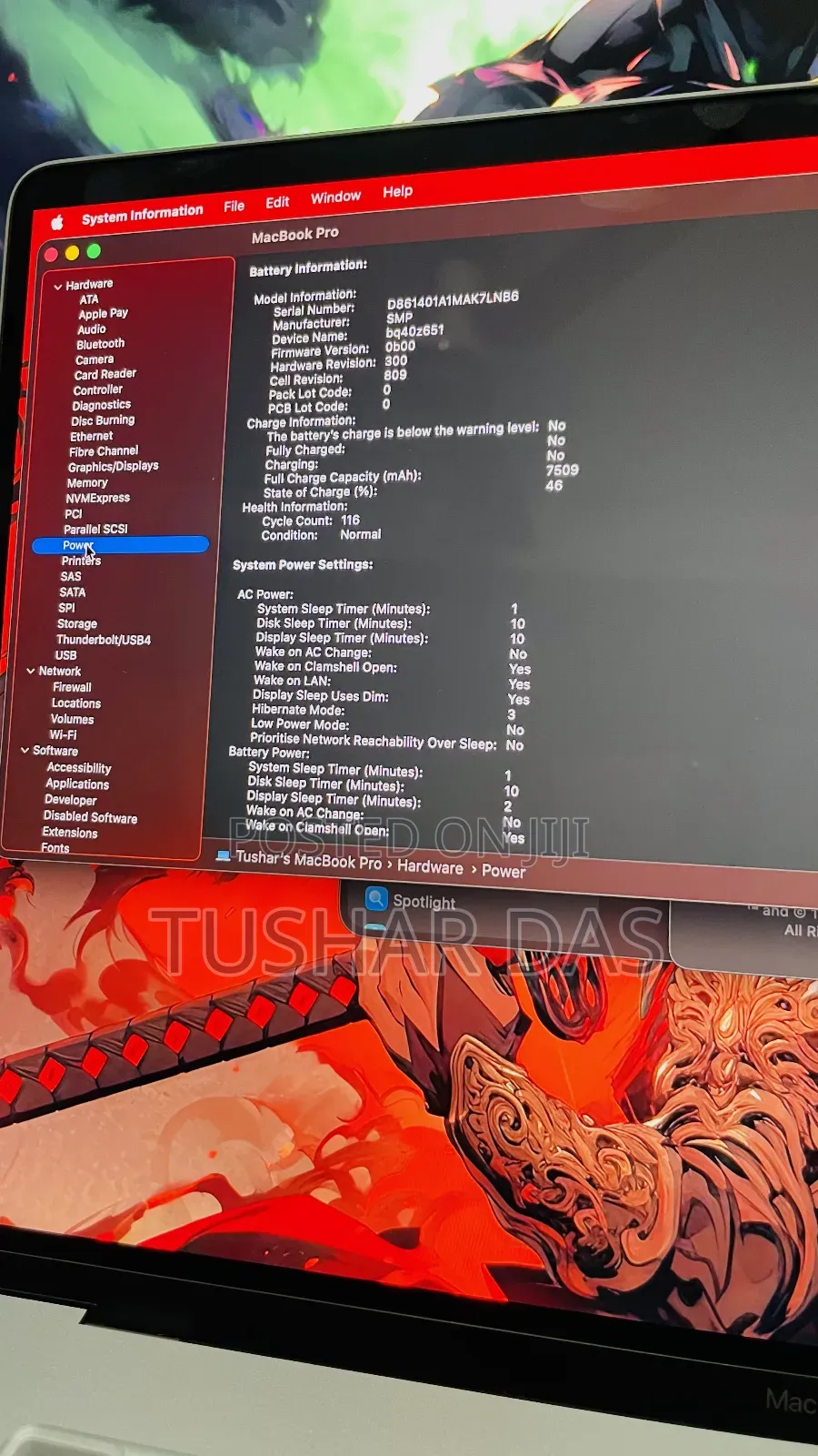 Laptop Apple MacBook 2019 64GB Intel Core I9 SSD 512GB