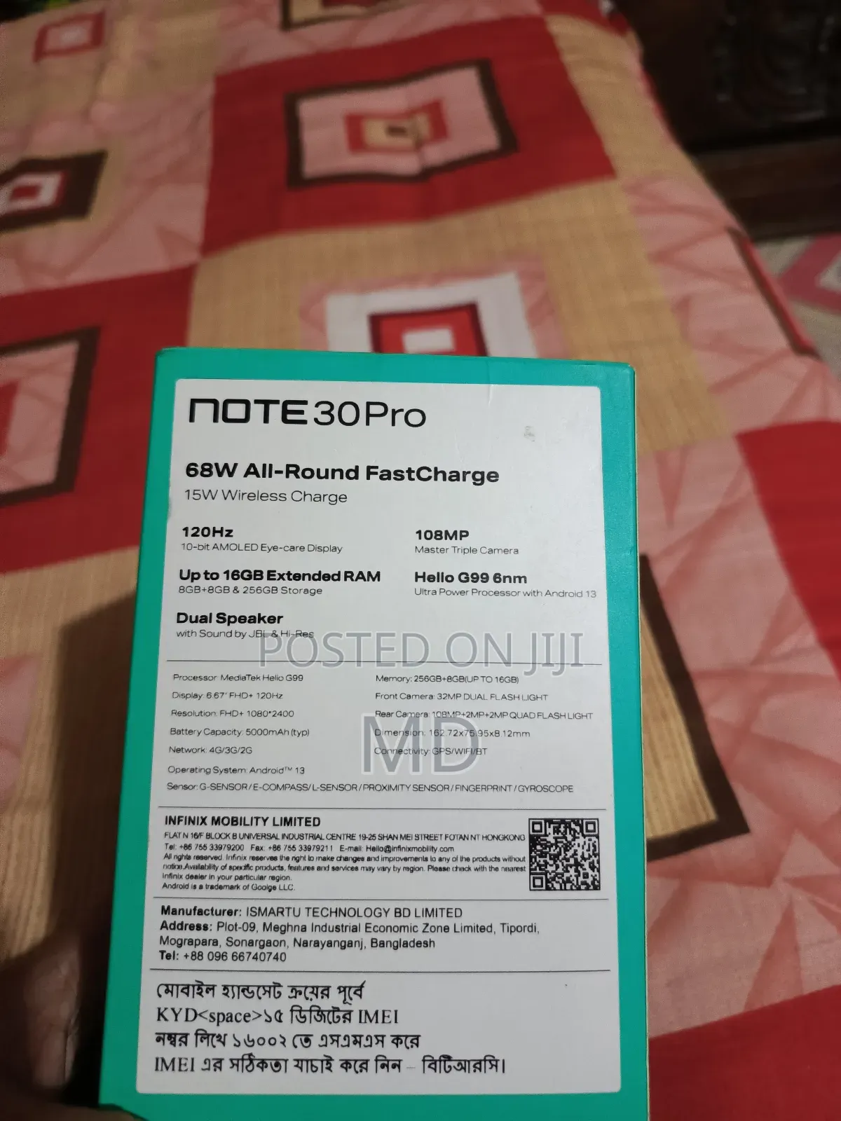 Infinix Note 30 Pro 256 GB Orange
