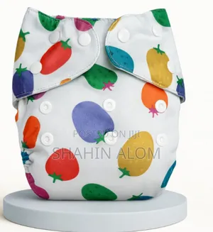 Washable Diaper (Knitted Fabric) – With 2 Pads