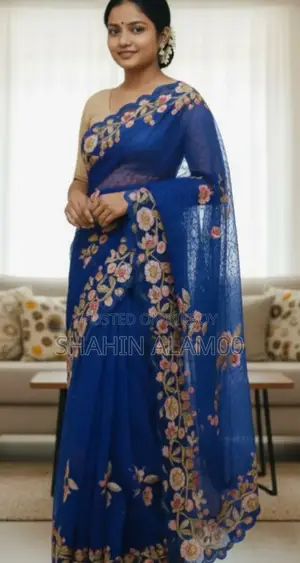 Georgette Organza Saree