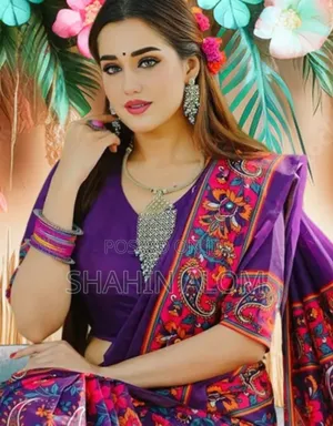 Premium Parsha Sharee With Blouse Piece