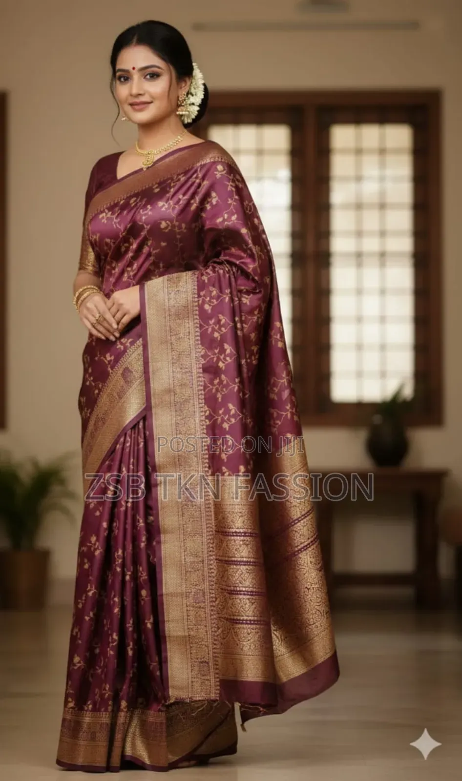 Kashmeri Katan Saree