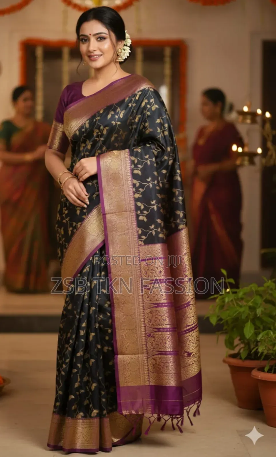 Kashmeri Katan Saree