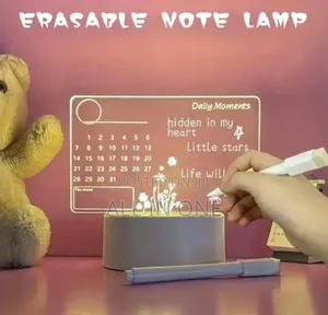 Photo - 3d Creative Visualization Led Lamp With Calendar Design Light For