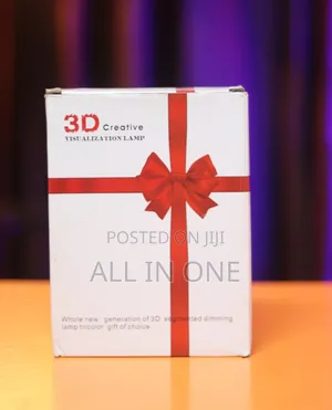 3d Creative Visualization Led Lamp With Calendar Design Light For