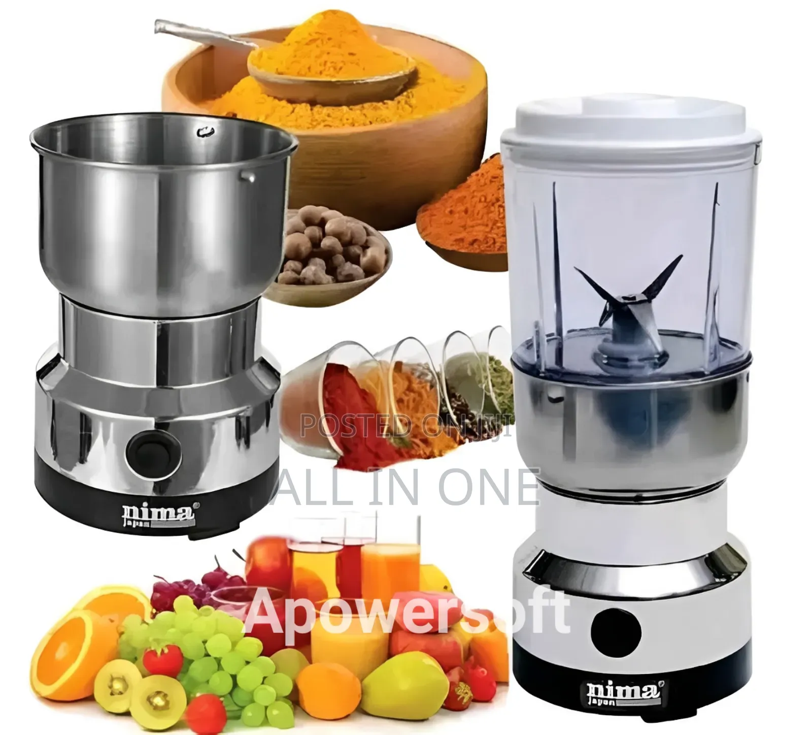 Nima 2 in 1 Blender Grinder
