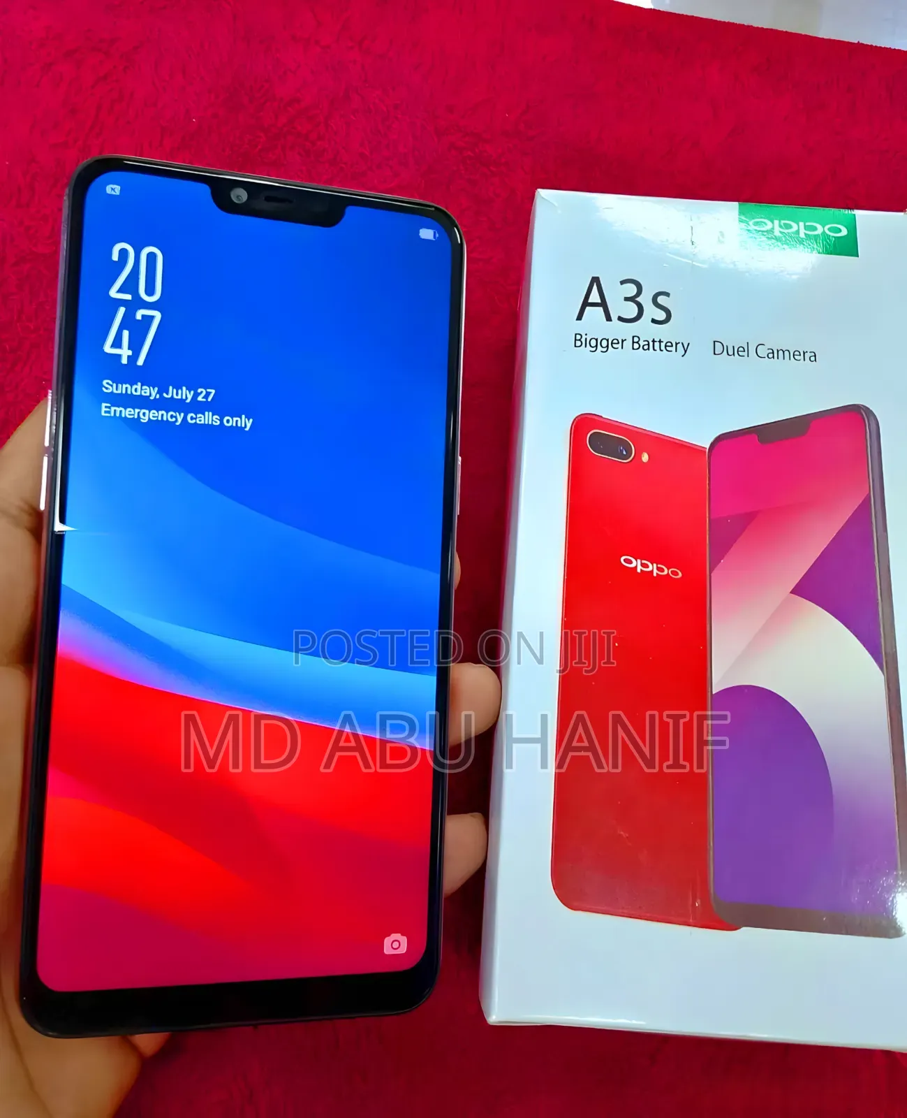 New Oppo A3s 256 GB Pink