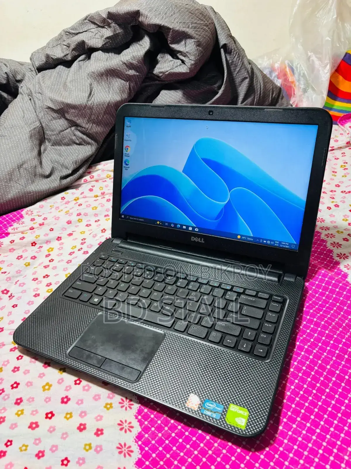 ল্যাপটপ Dell Inspiron 14 ৮জিবি Intel Core I3 এসএসডি ১২৮জিবি