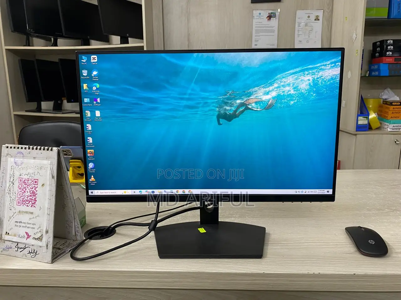 Dell 22"Fhd Ips Boderless Full Fresh Supported Monitor_-Se2219hx