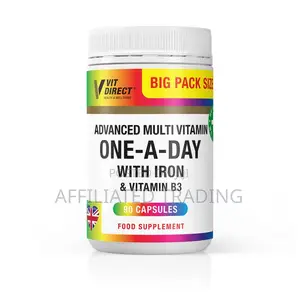 Photo - Advanced Multi Vitamin One-a-Day 90 Capsules - Made in Uk