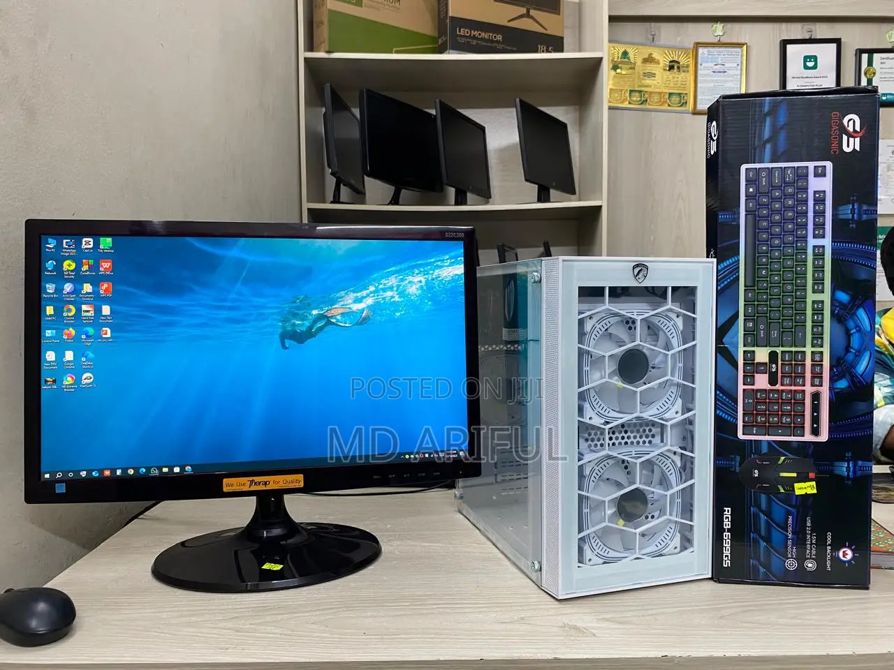 New Desktop Computer 4GB Intel Core I3 SSD 256GB