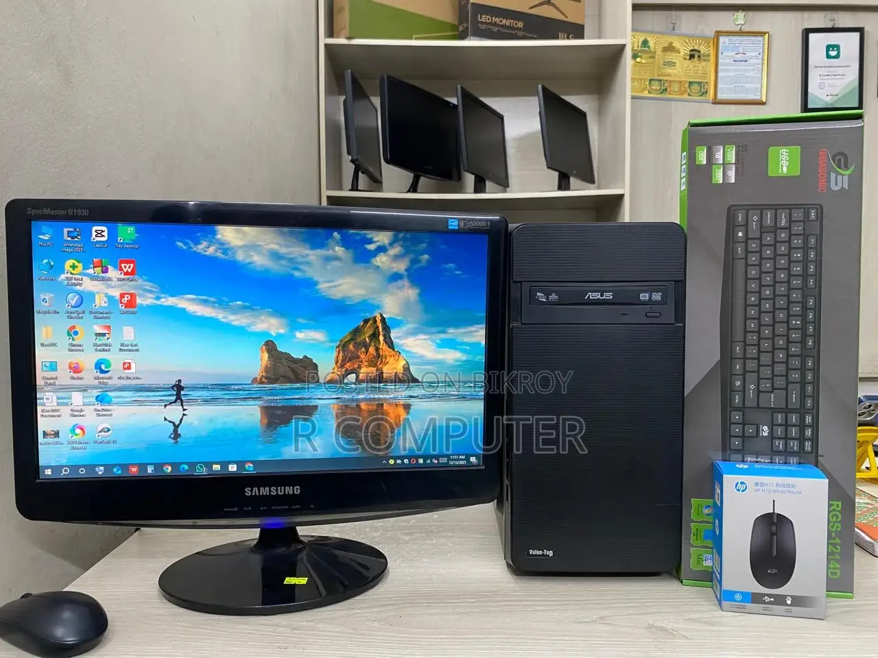 Desktop Computer 8GB Intel Core I5 SSD 256GB