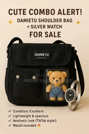 Photo - Cross Body Bag and Watch