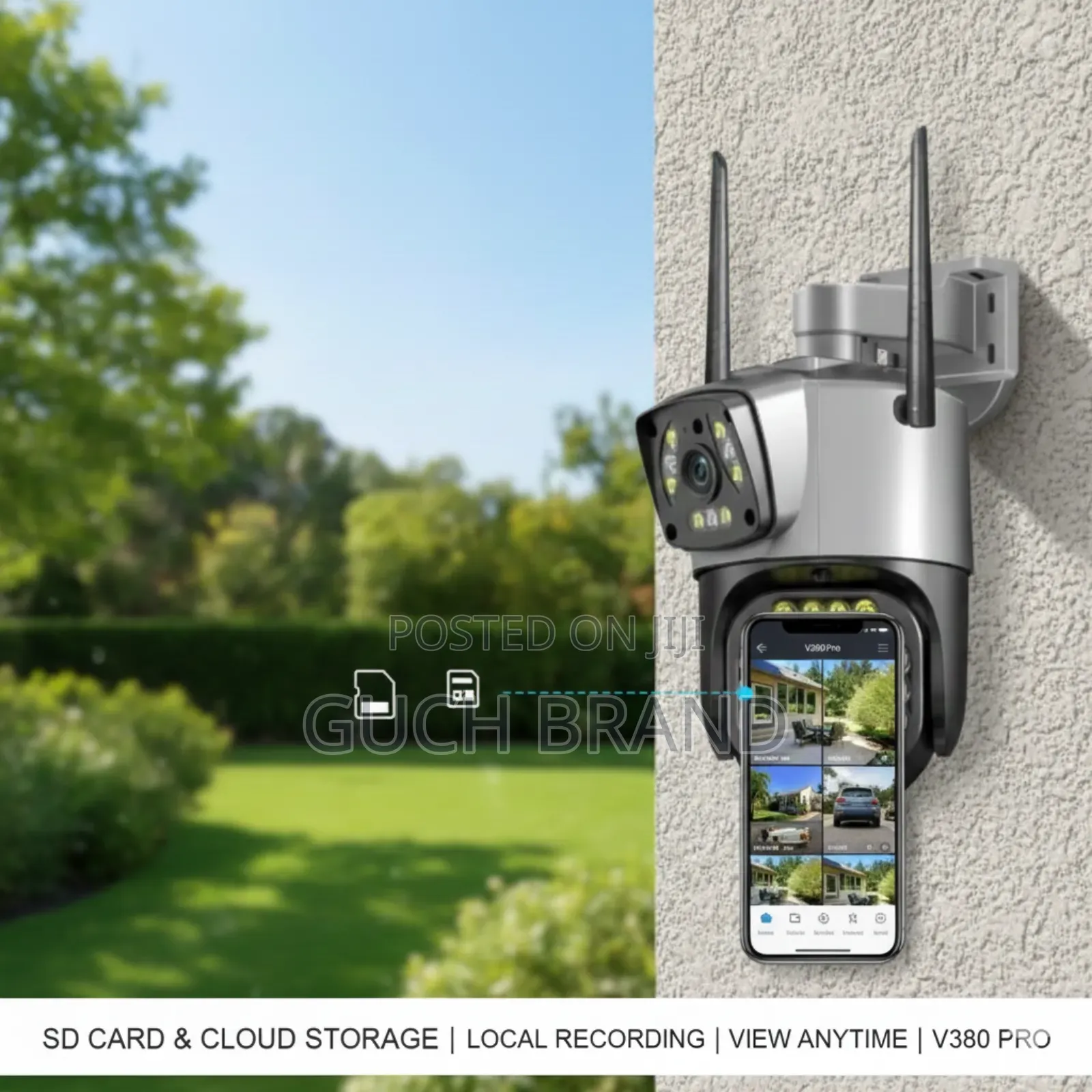 ডুয়াল লেন্স ক্যামেরা: 4mp, সিম সাপোর্ট ও অটো ট্র্যাকিং সহ আউটডোর