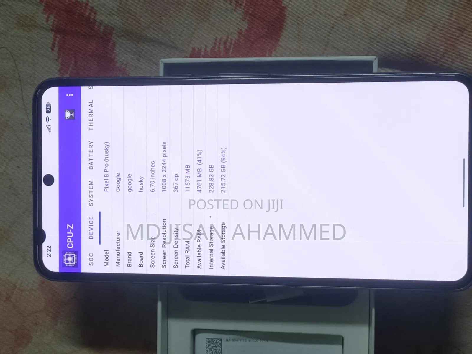 Google Pixel 8 Pro 256 GB Gray