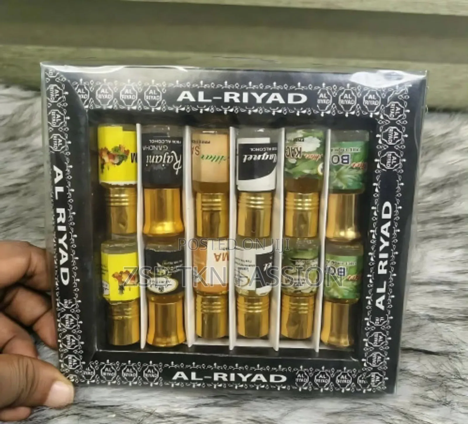 Beautiful Box Halal Attar/12 PCS Attar Combo Pack/ 6 Different