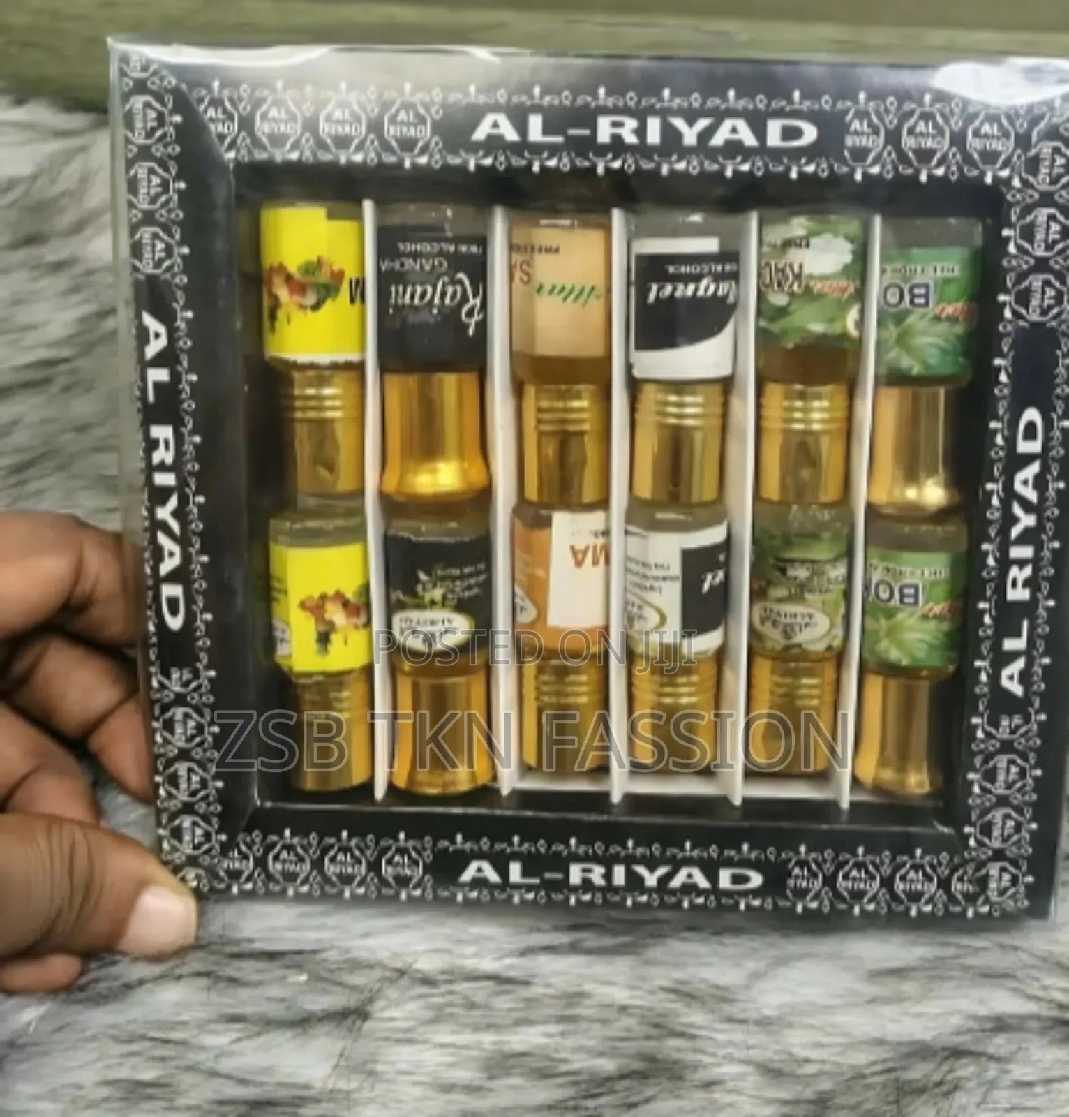 Beautiful Box Halal Attar/12 PCS Attar Combo Pack/ 6 Different