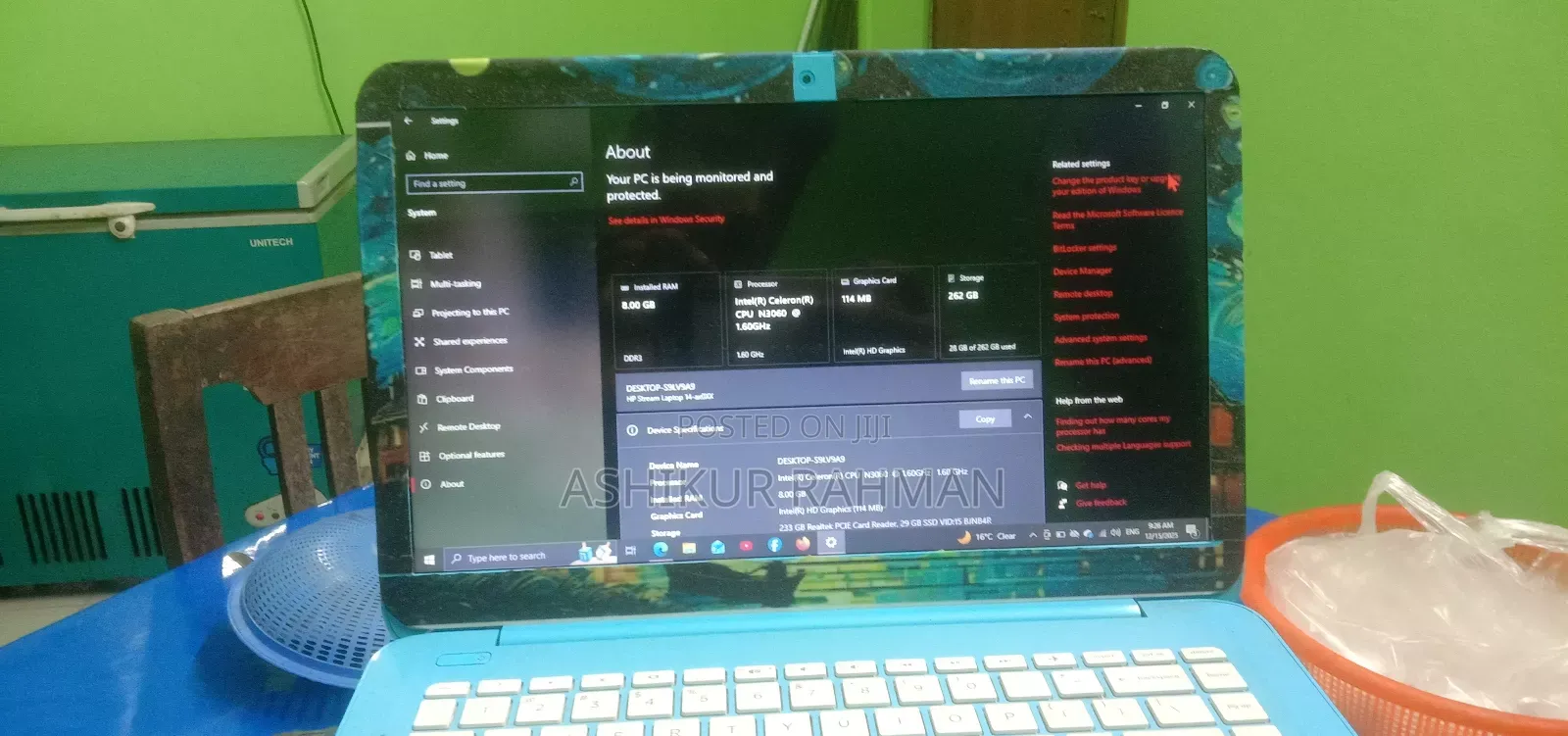 Laptop HP Stream 14 8GB Intel Core I5 SSD 128GB