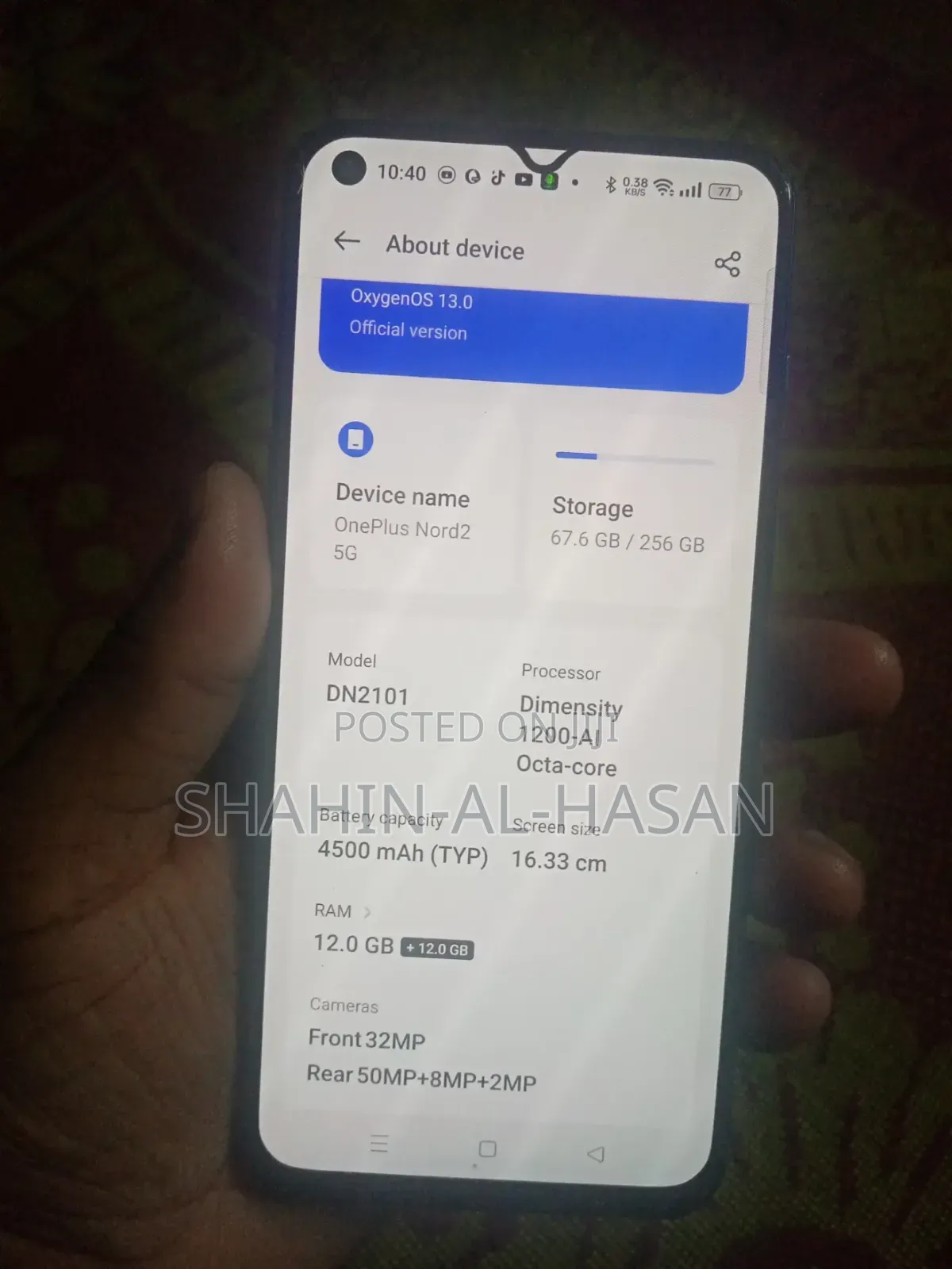 OnePlus Nord 2 5G 256 GB Gray
