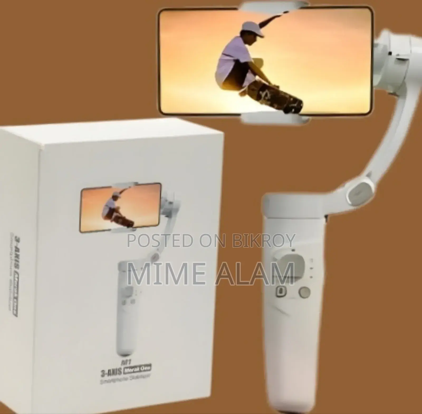 Merak One M1 3-Axis Smartphone Gimbal Stabilizer With LED Indicators