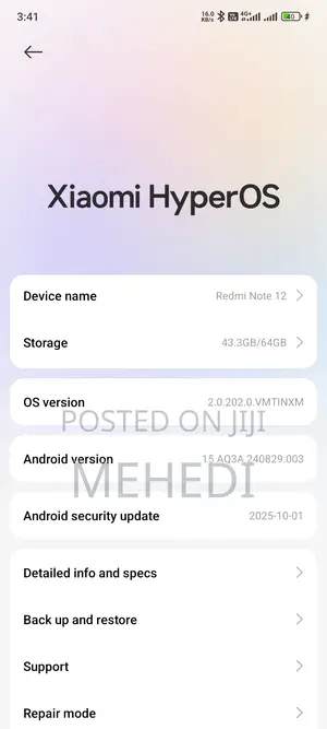 Xiaomi 12 128 GB Blue