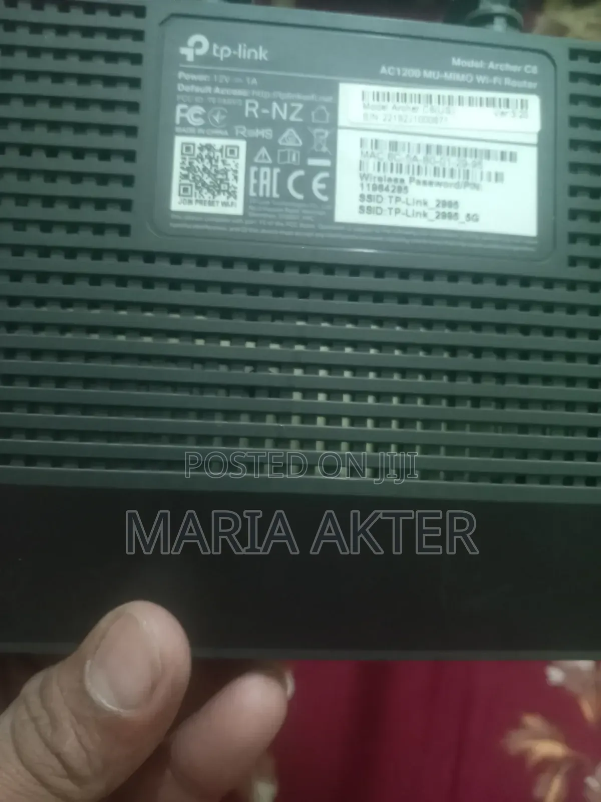 Tp-Link C6. রানিং রাউটার