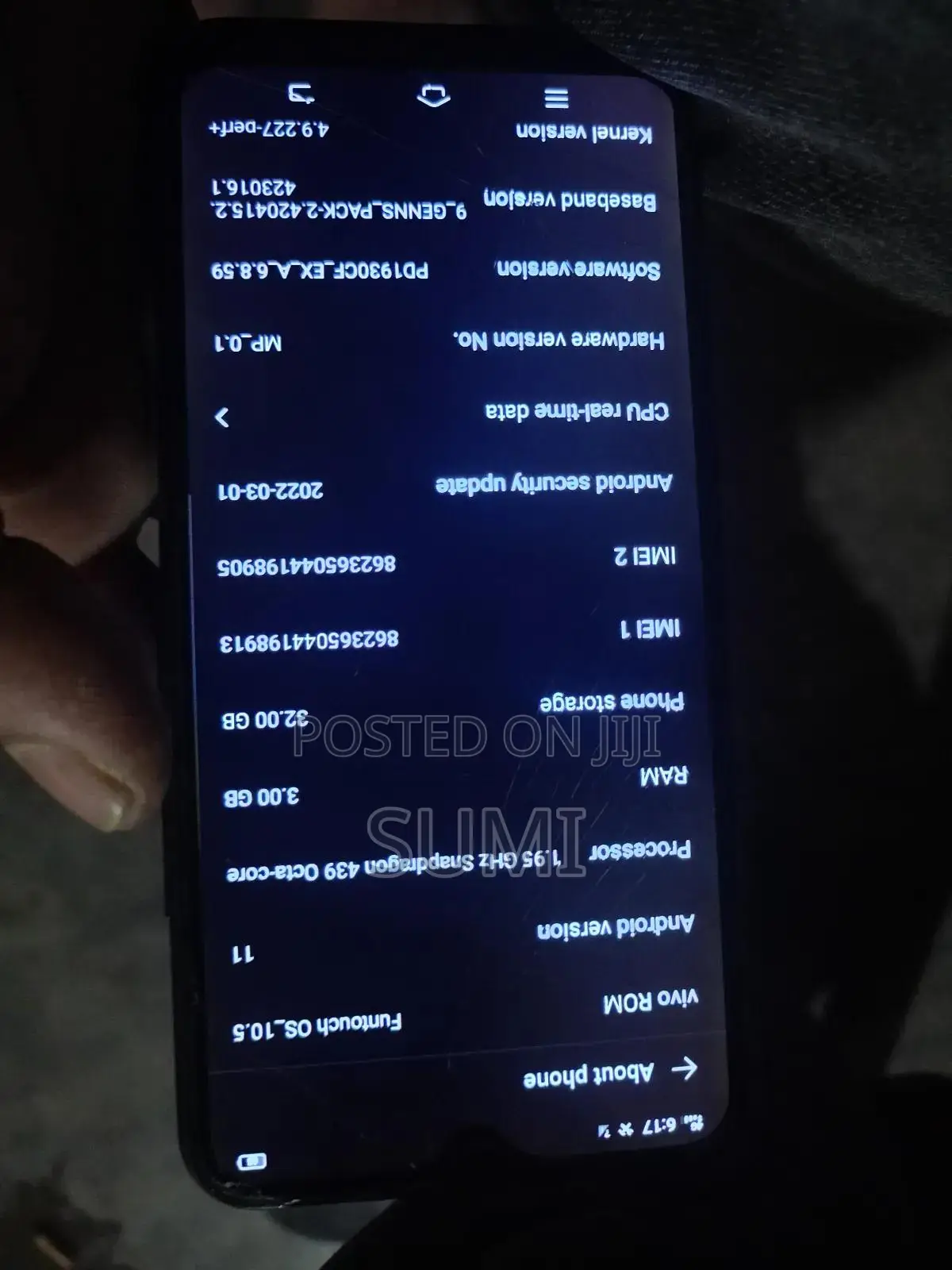 Vivo Y11 32 GB Black