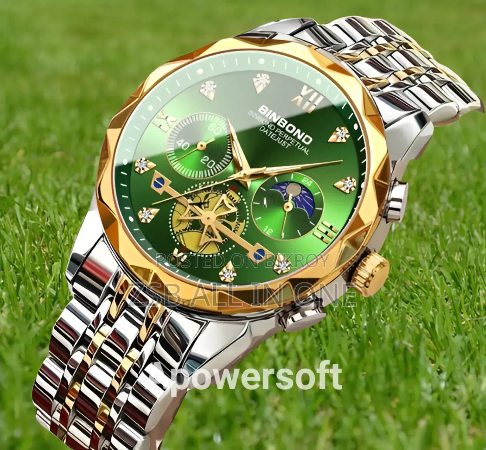 Binbond 1236 Men's Classic Style Watch (City Lock)