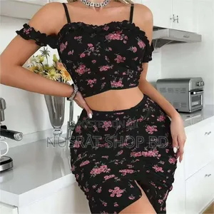 Two-piece Floral Set