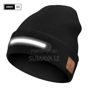 M1-Btd3 Led Light Cap With Bluetooth Headphone Smart Cap