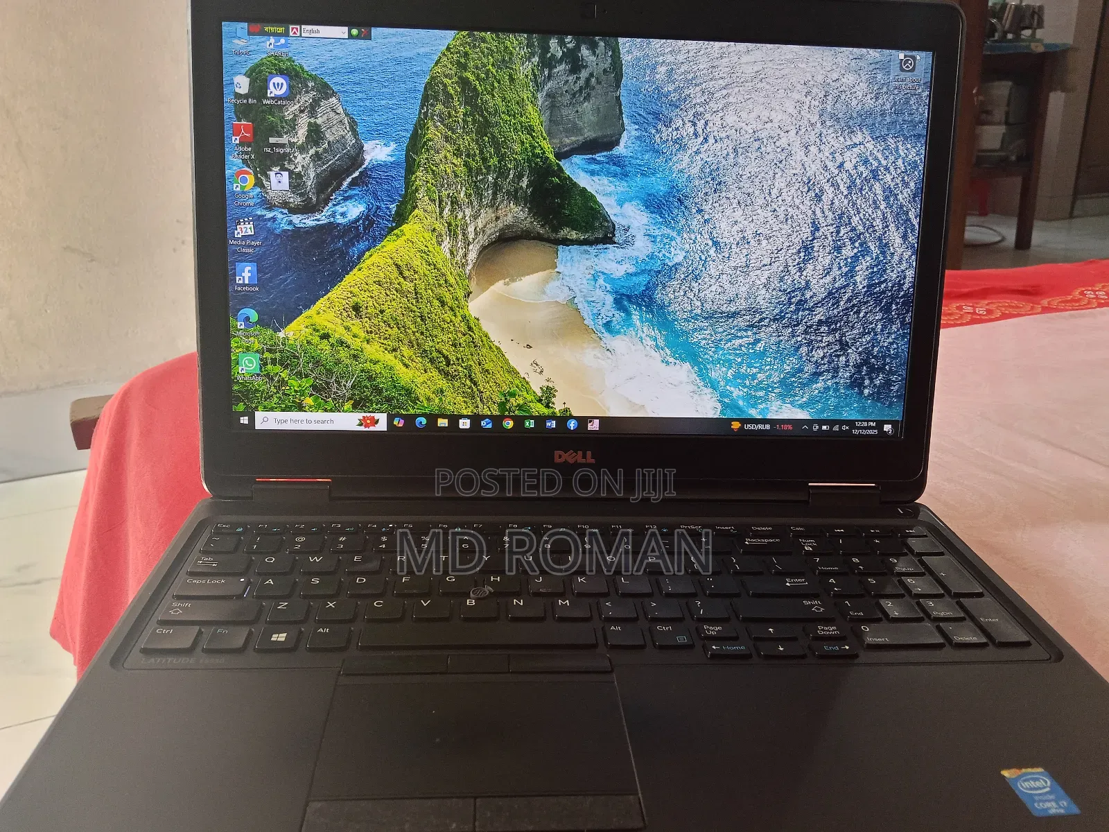 Laptop Dell Latitude E5550 8GB Intel Core I7 HDD 250GB