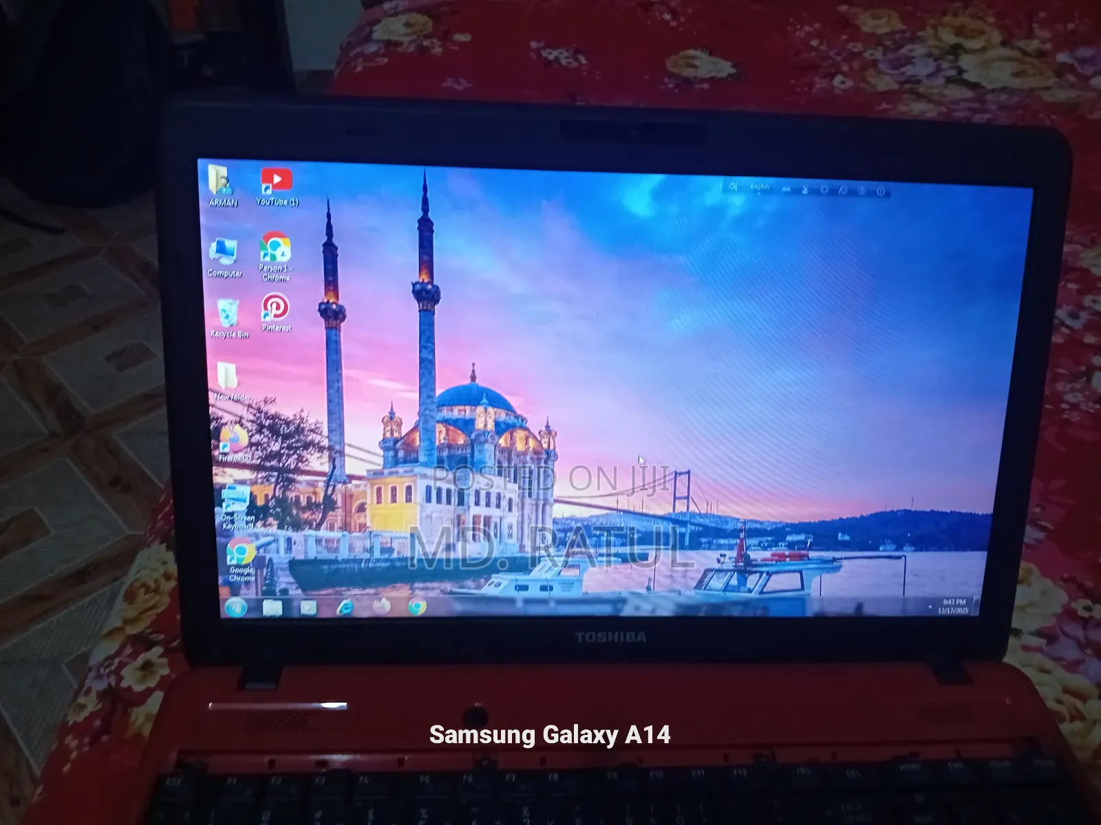 Laptop Toshiba Satellite C665 2GB Intel Core I3 HDD+SSD 500GB