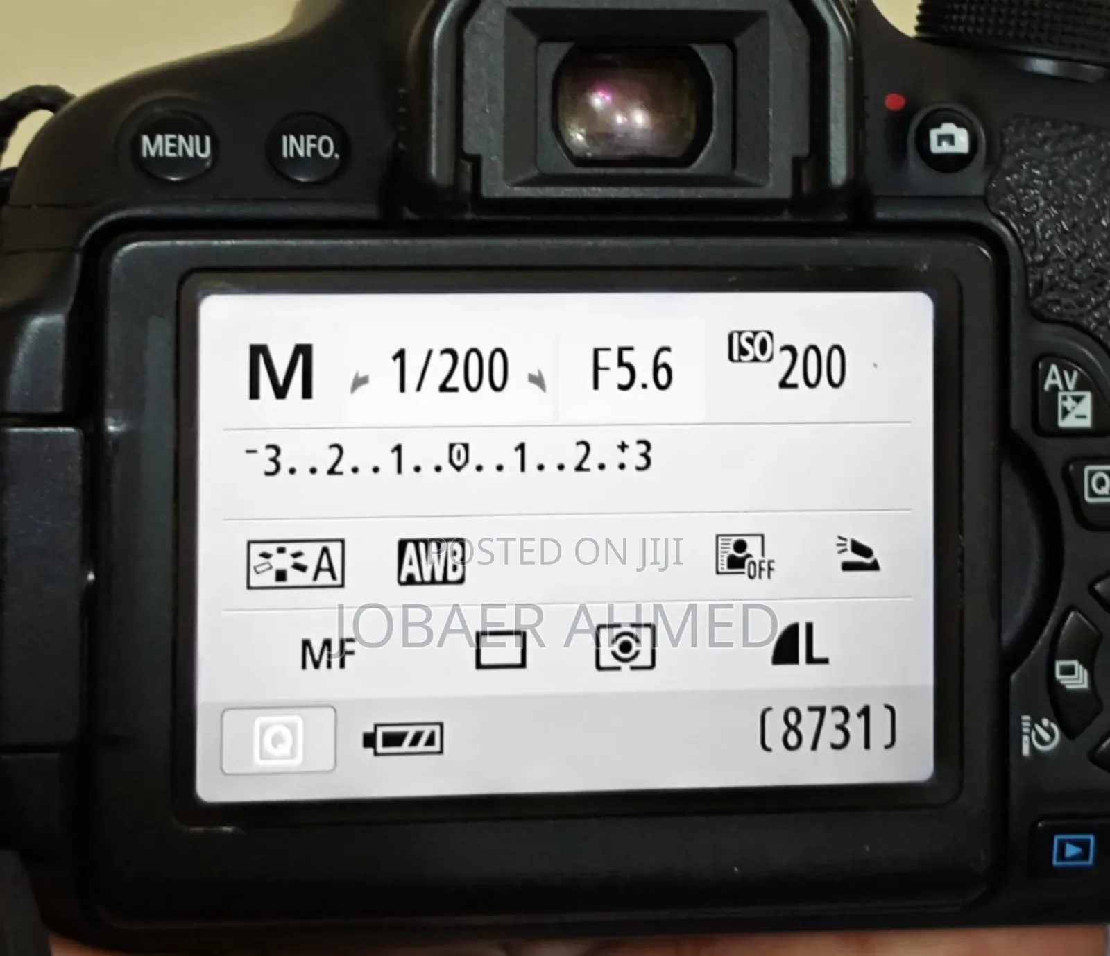 Canon 700d(বক্স সহ জাপানি এডিশন) শ্যাডো নেই