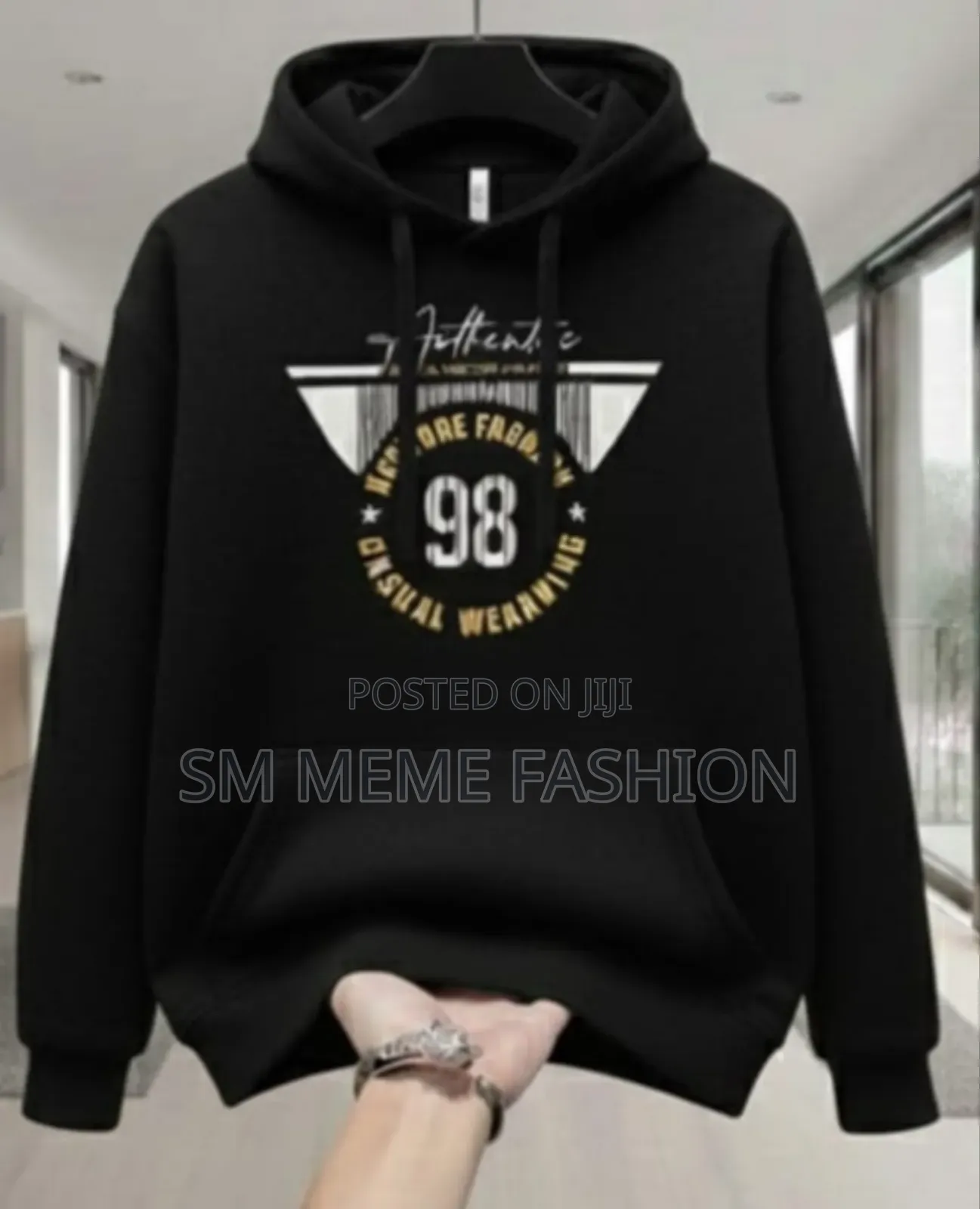 Cotton Hoodie for Men Fabric: Phillips Cotton