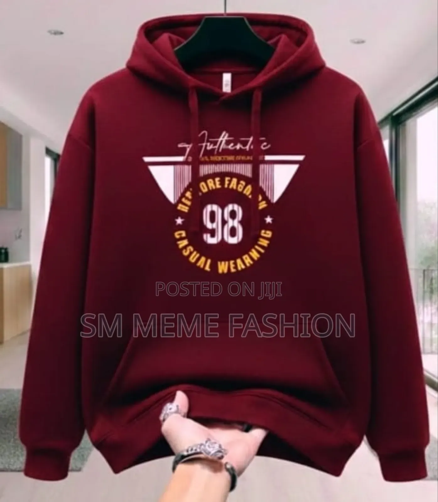 Cotton Hoodie for Men Fabric: Phillips Cotton