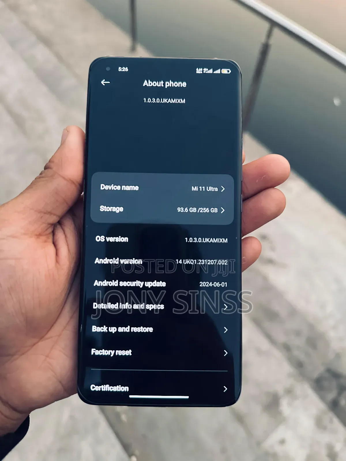 Xiaomi Mi 11 Ultra 256 GB Black