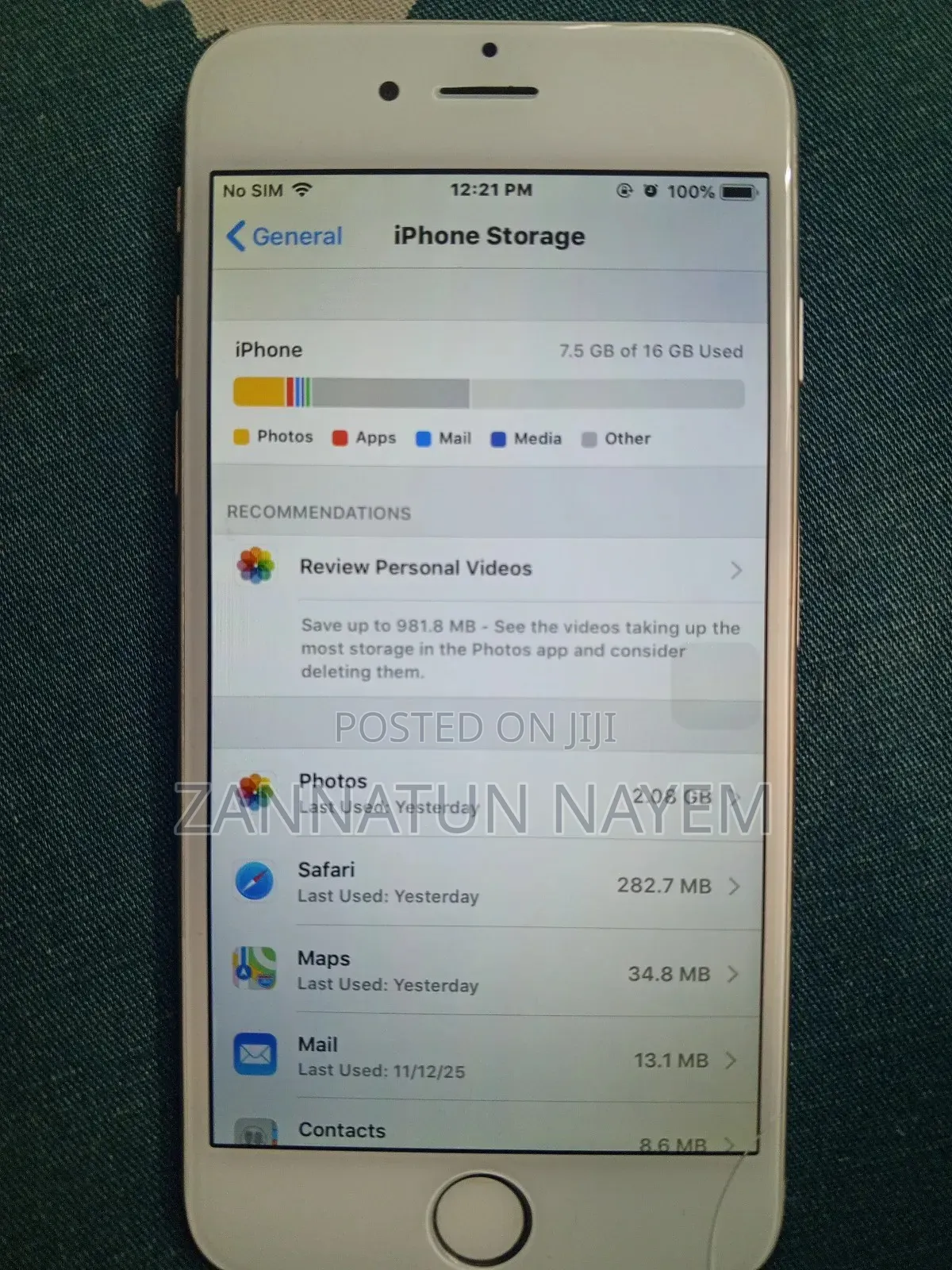 Apple iPhone 6 16 GB Silver