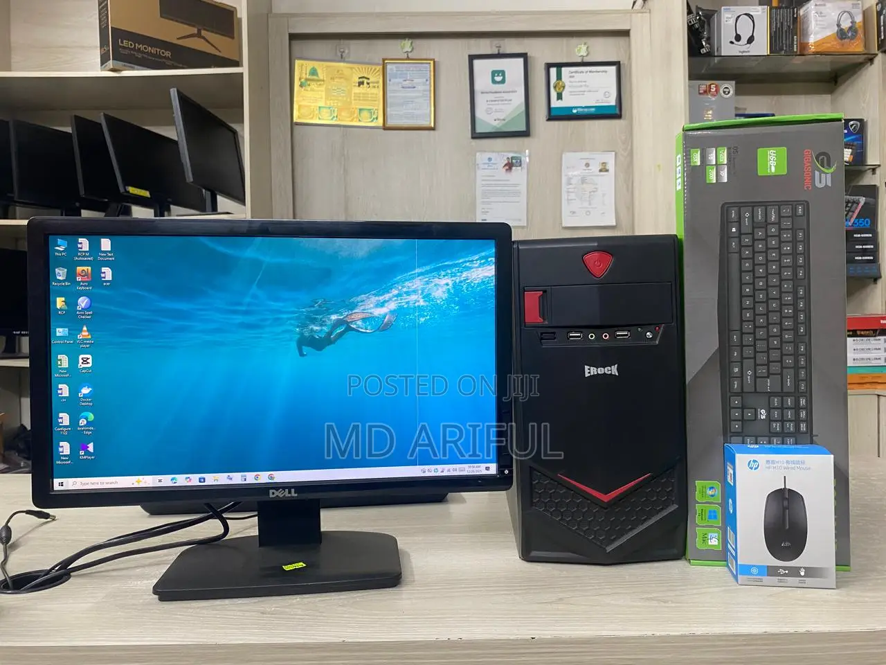 Desktop Computer 8GB Intel Core I3 SSD 256GB