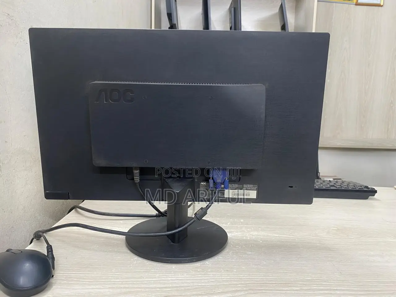 Aoc 20"Hd Led Full Fresh Slim Monittor Very Beautiful Display Color