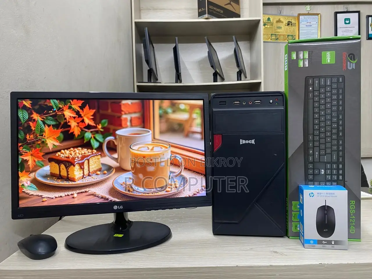 Desktop Computer 4GB Intel Core I3 SSD 128GB