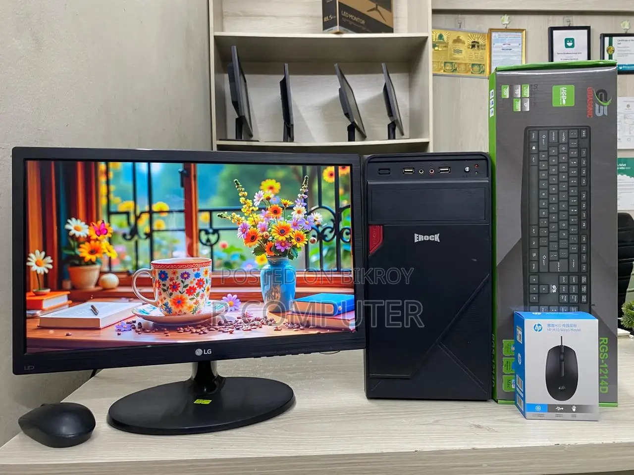 Desktop Computer 4GB Intel Core I3 SSD 128GB