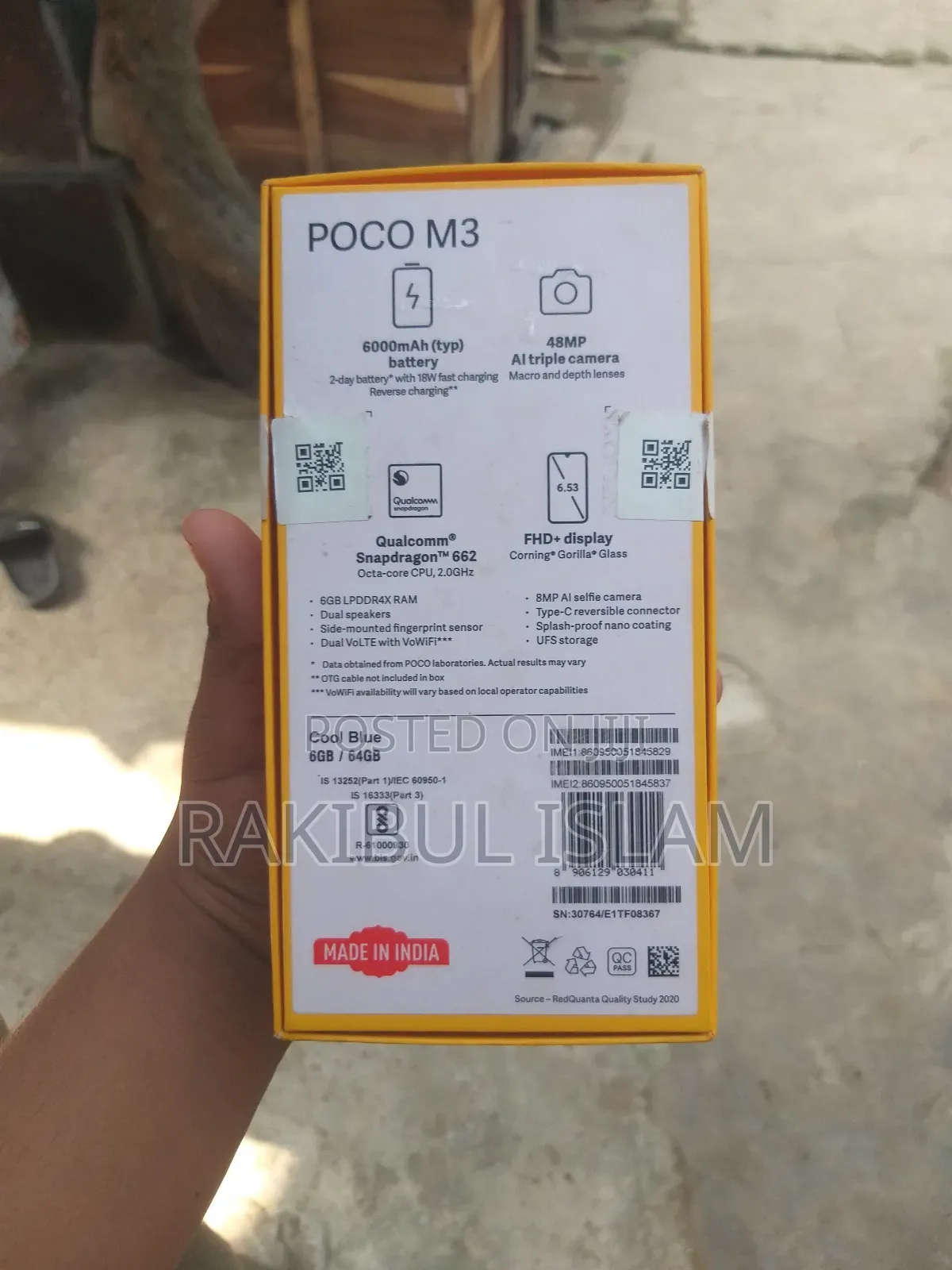 Xiaomi Poco M3 64 GB Blue