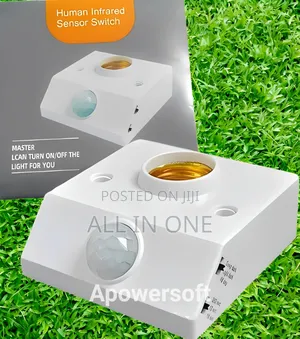 Human Infrared Sensor Switch (Pir Motion Sensor Light Holder)