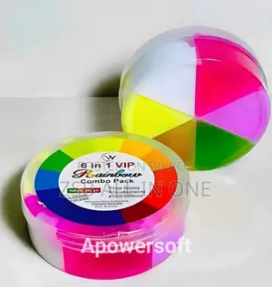 6 in 1 Vip Rainbow Combo Face Pack - 500 Gm ফেসিয়াল মেকাব