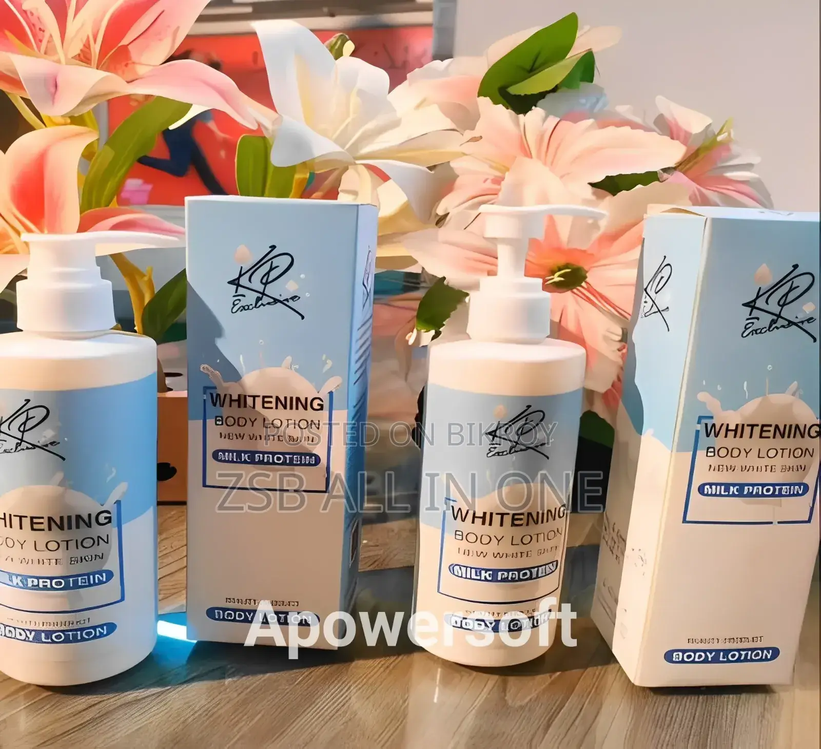 Milk Protein Whitening Body Lotion - 300ml Made in Thailand