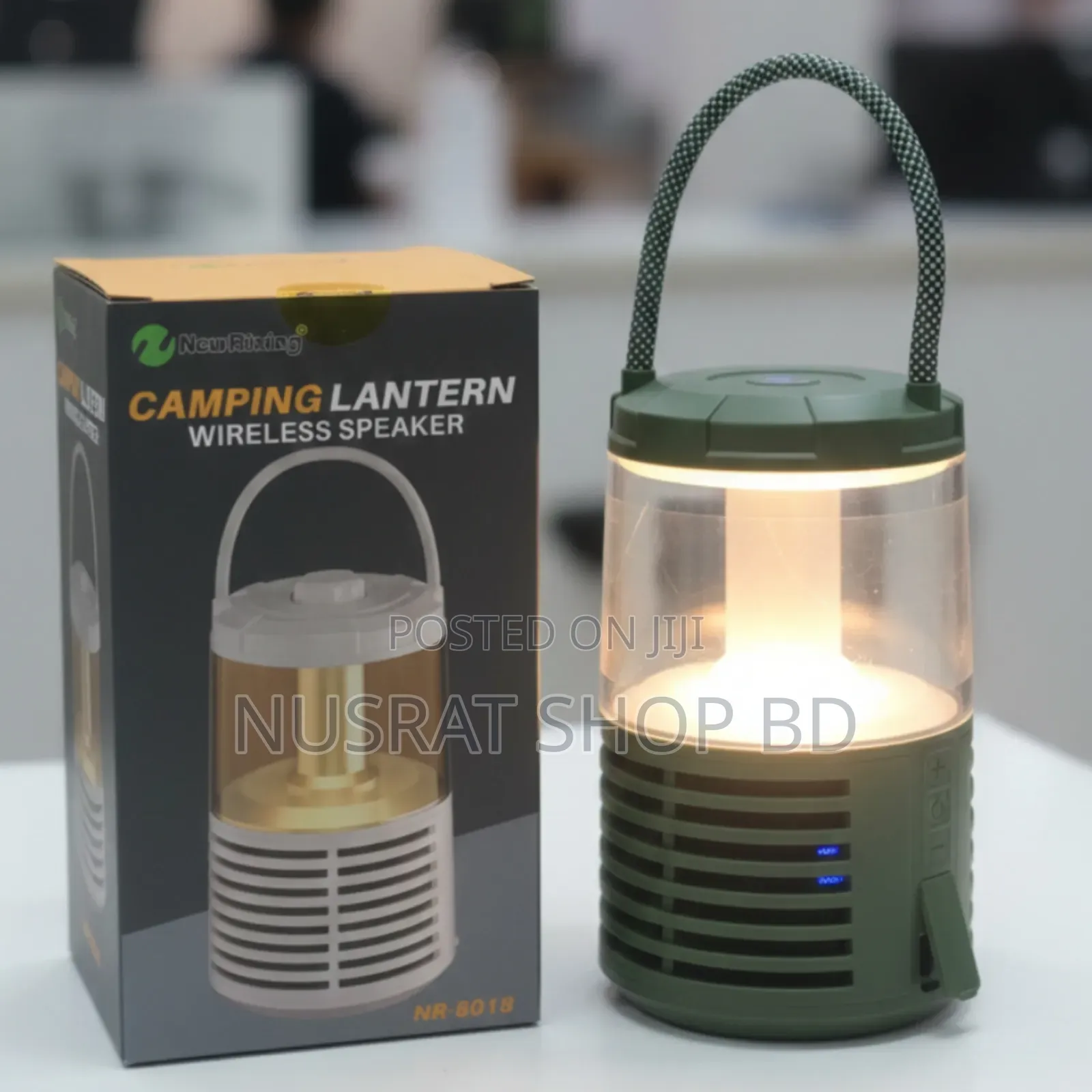 3-in-1 Newrixing Camping Lantern Wireless Speaker Code : 12428